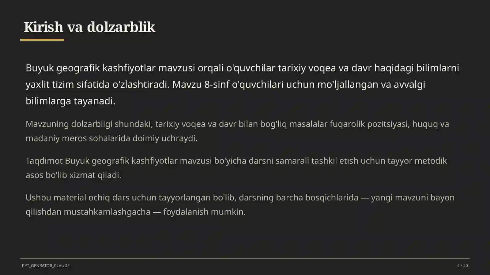 Buyuk geografik kashfiyotlar (8-sinf) 4