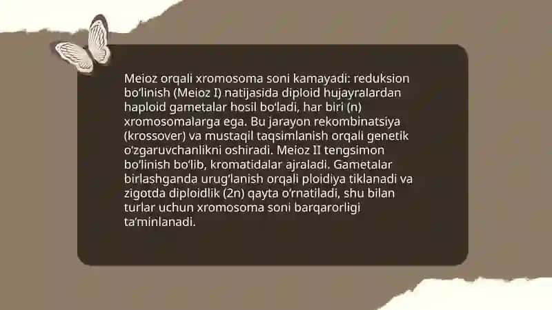 Meyozning biologik ahamiyati 4