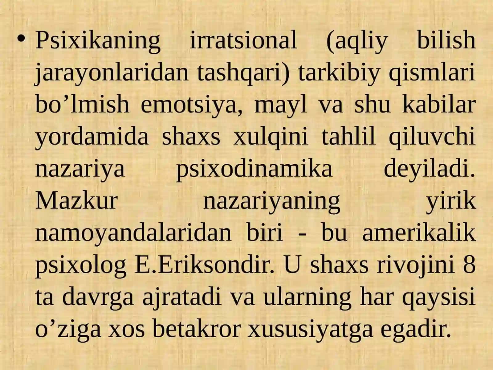№18.Yosh taraqqiyotini davrlashtirish 4
