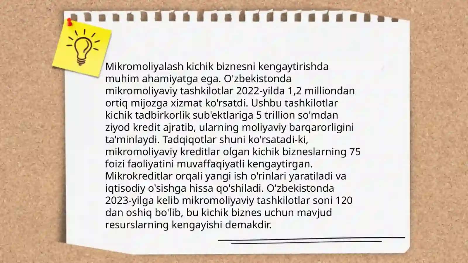 Kichik biznes va tadbirkorlikning kambag'allikni qisqartirishdagi o'rni 4