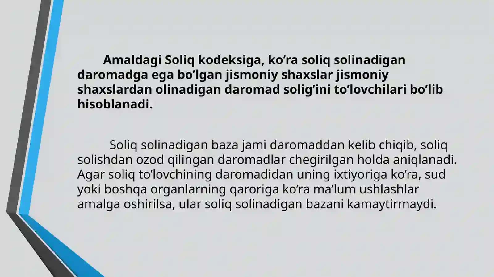 Jismoniy shaxslardan olinadigan daromad solig’i 4