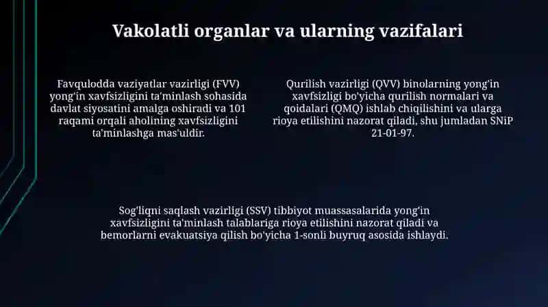 Yong'in xavfsizligi boʻyicha huquqiy normalar va qonunchilik 4
