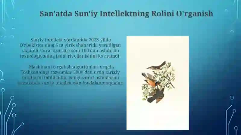 Art texnologiya va kreativlik fani manbaalari tizimi va uning xilma-xilligi 4