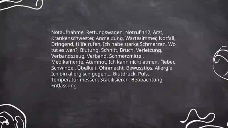 Willkommen im Krankenhaus – Grundwortschatz A1 4