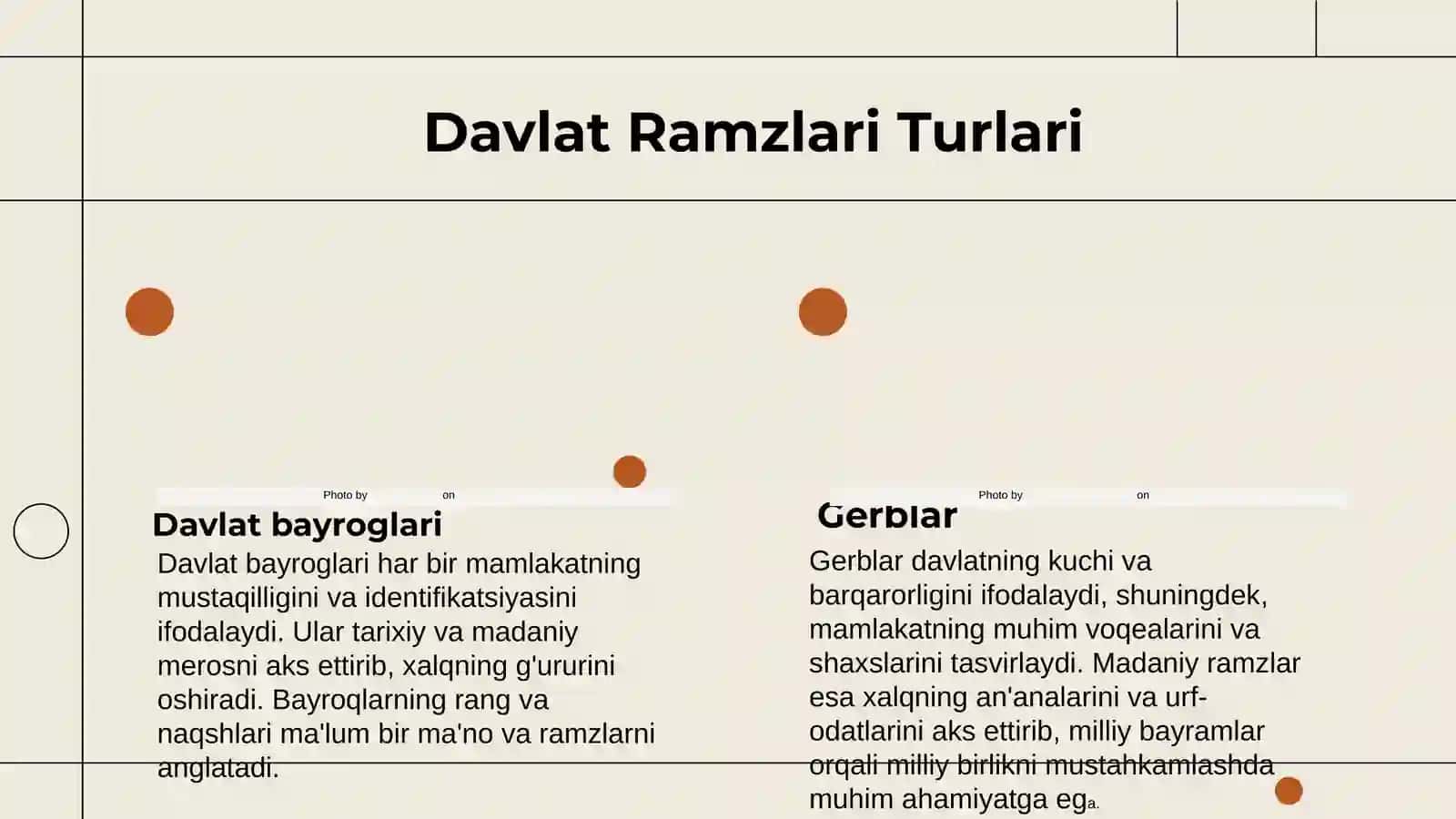 Siyosiy brendingning xarakterli belgilari davlat ramzlari, milliy bayramlar, siyosiy semiosfera. 4
