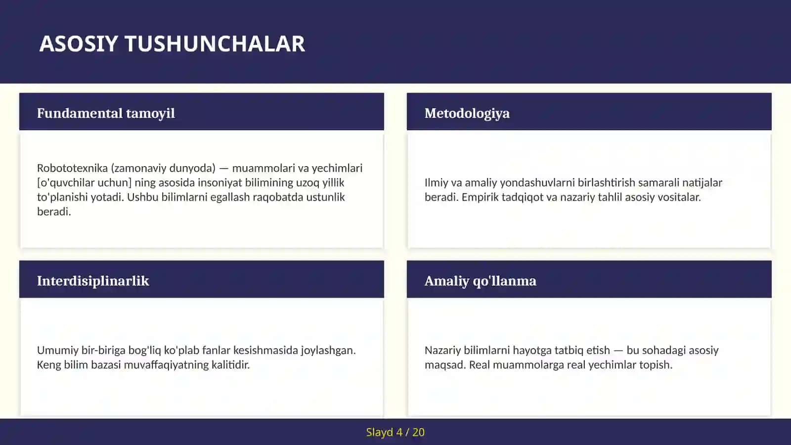 Robototexnika (Zamonaviy dunyoda) — muammolari va yechimlari [o'quvchilar uchun] 4