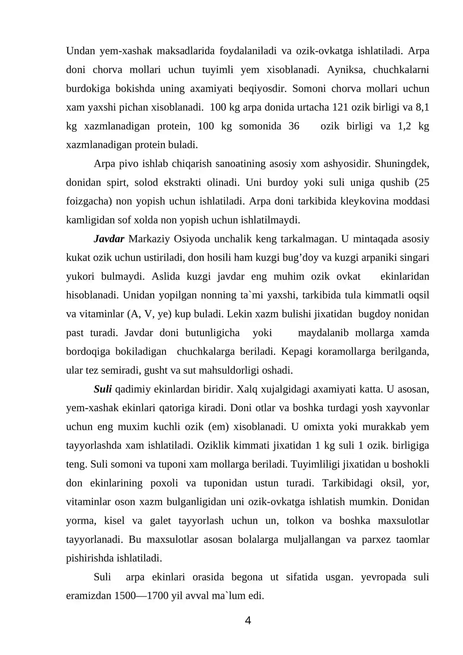 Dоn va dоn mahsulоtlarini saqlash va dastlabki ishlash texnоlоgiyasi 4
