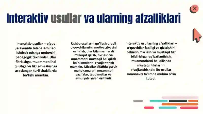 Zamonaviy Pedagogik Texnologiyalar 4