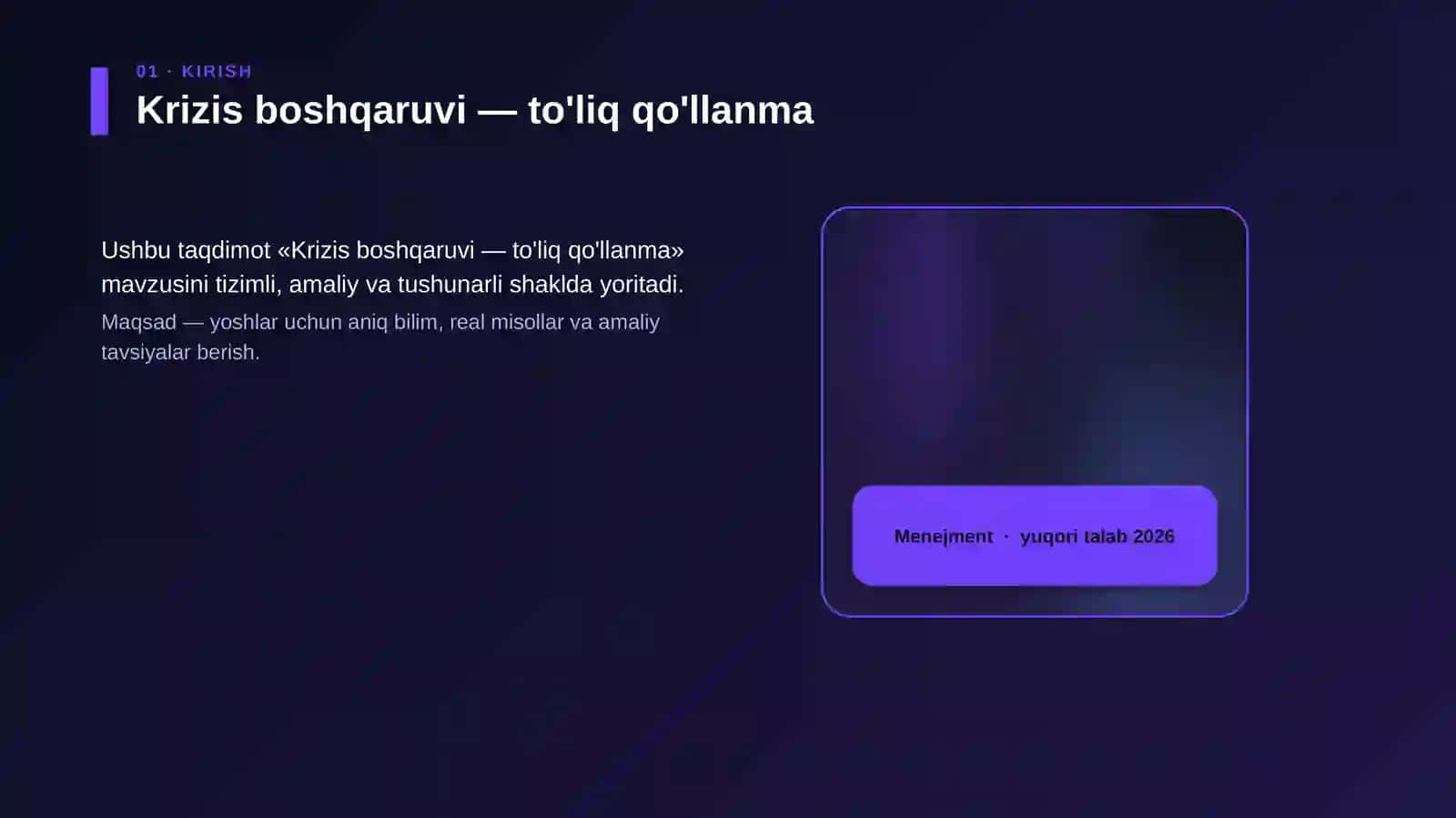 Krizis boshqaruvi — to'liq qo'llanma 4