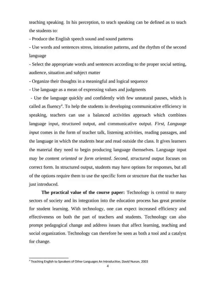 Educational Technologies in Developing a Dialogic Speech 4
