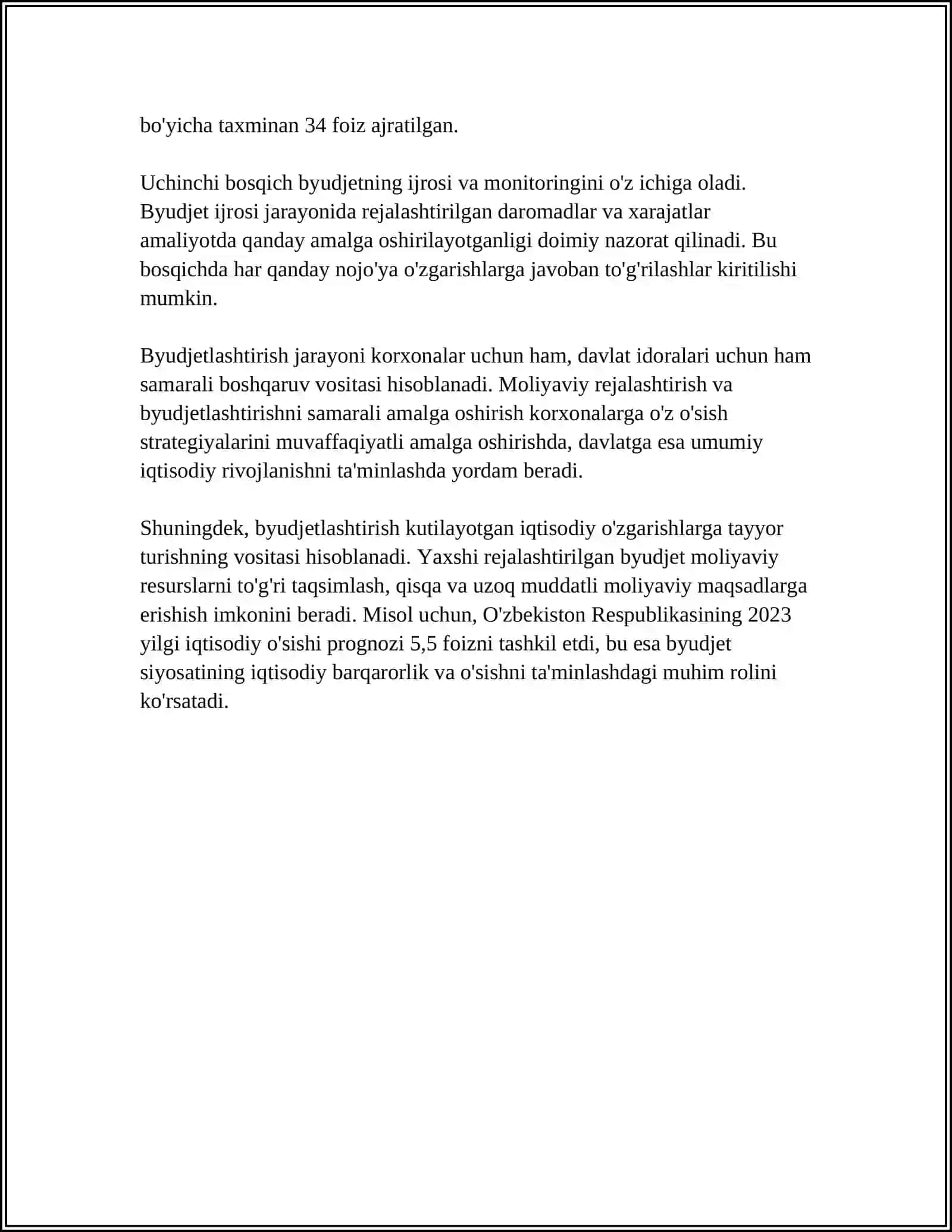 Moliya Menejmentining Asosiy Funksiyalari 4