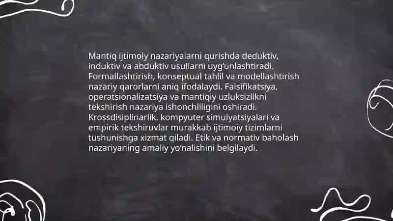 Ijtimoiy falsafada mantiqning zamonaviy funksiyalari 4