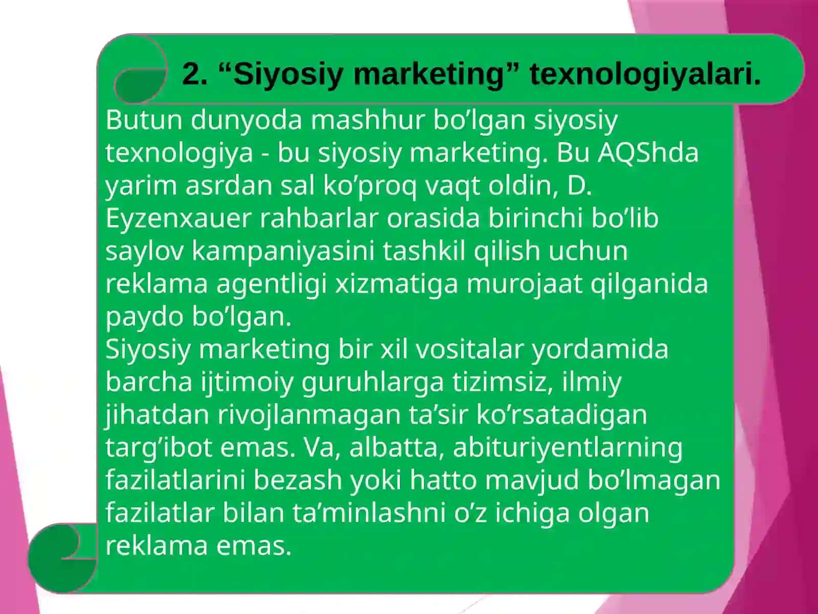 Saylov texnologiyasi 4
