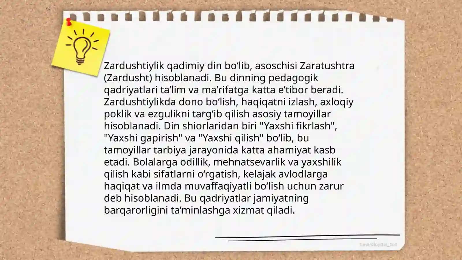 Avestodagi pedagogik qarashlar 4