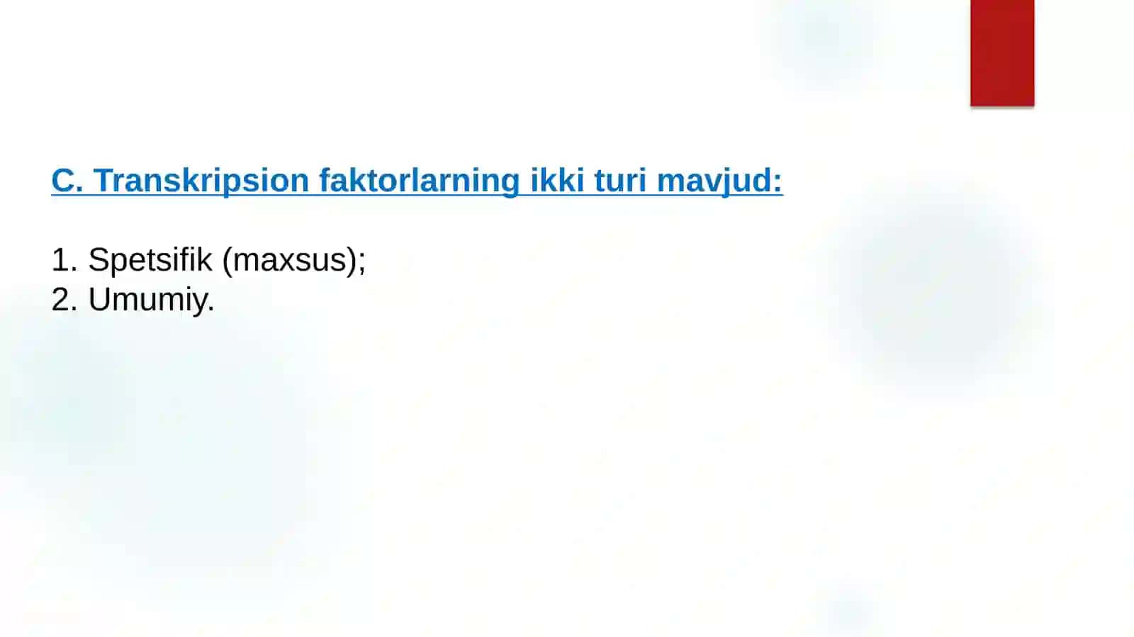 TRANSKRIPSION FAKTOR 4