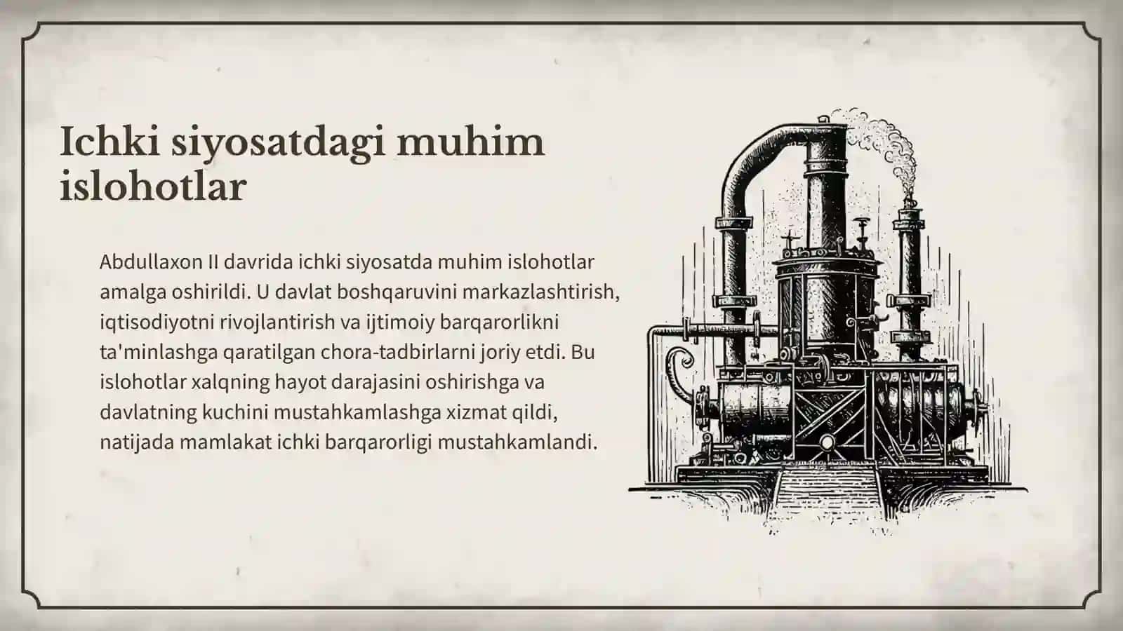 Abdullaxon II ning ichki va tashqi siyosati 4
