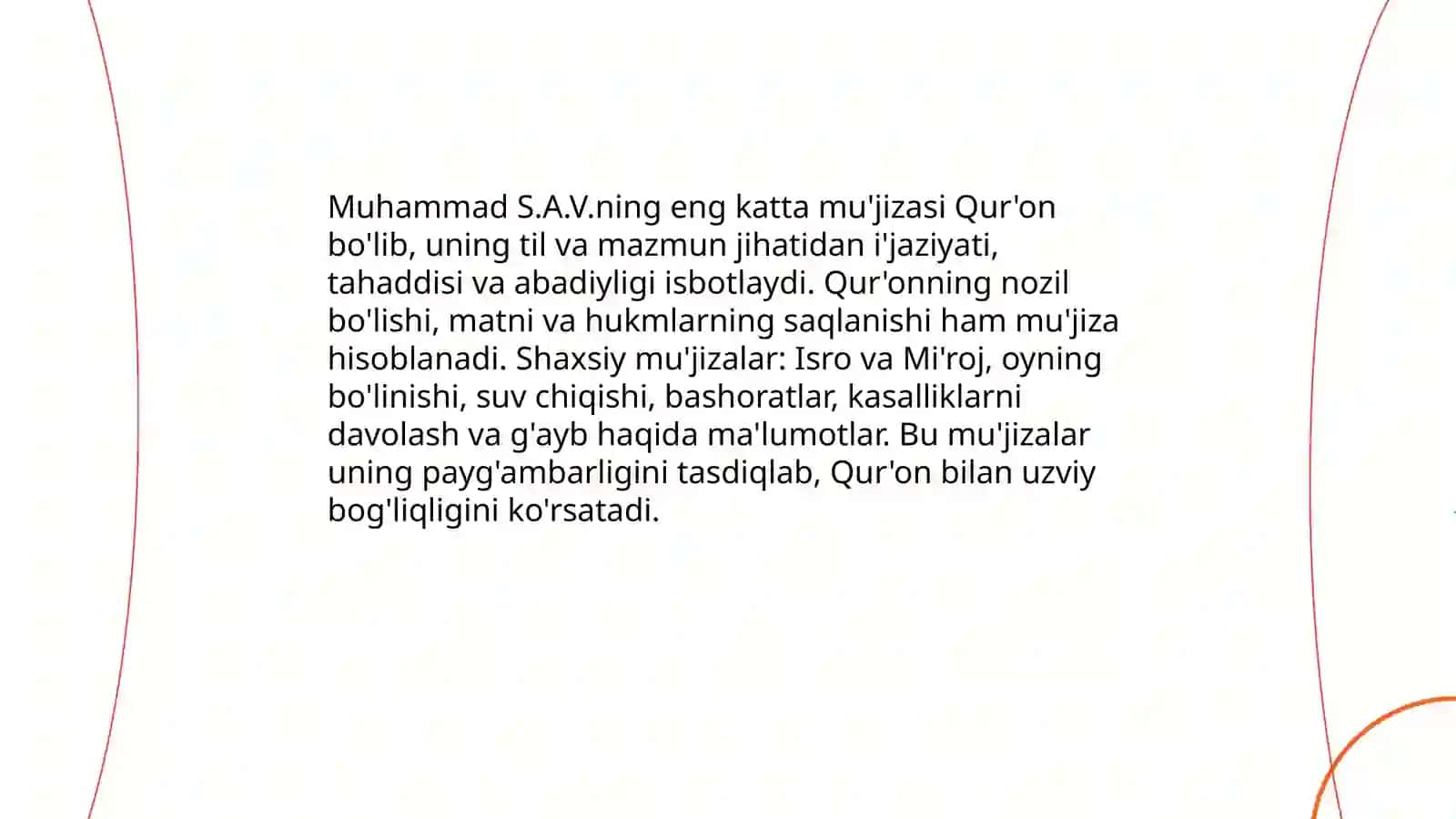 Islomda Muhammad S.A.V fenomeni 4