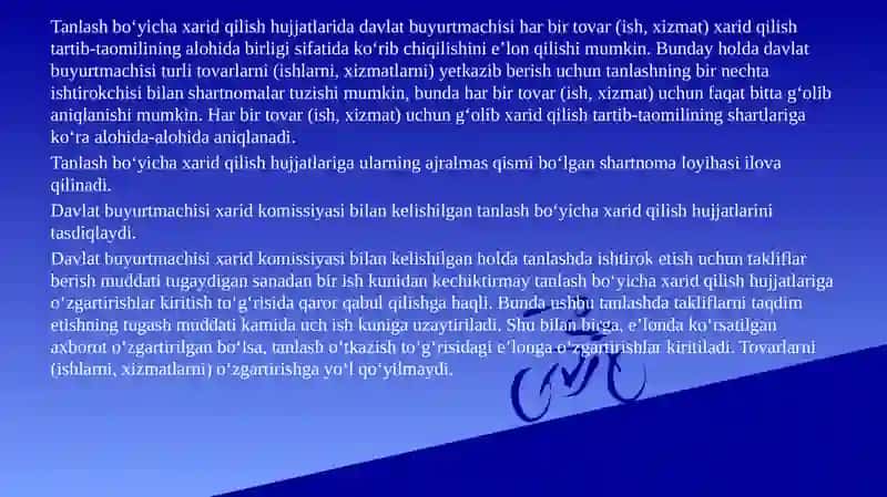 Takliflarni koʻrib chiqish 4
