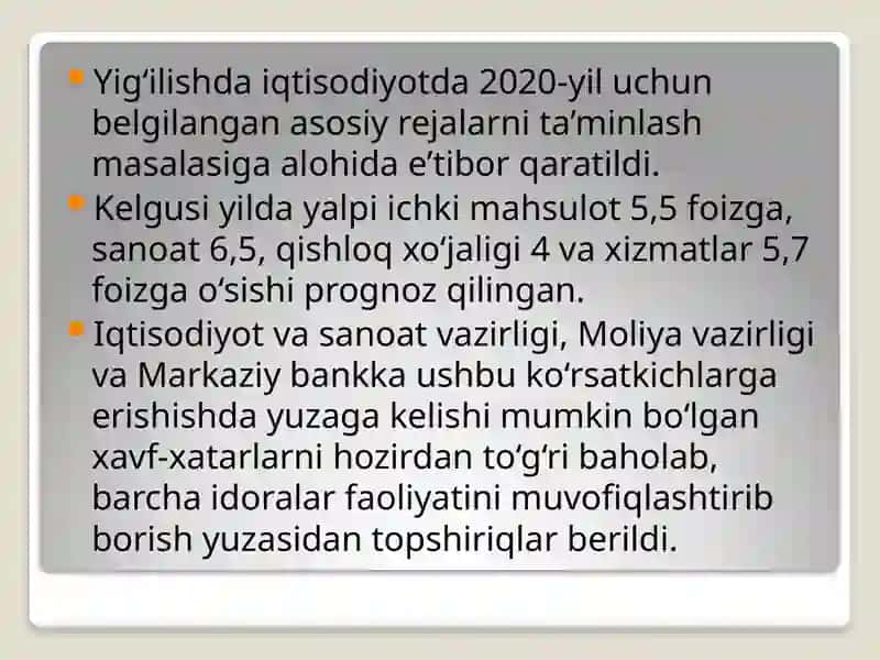 Mamlakatimizijtimoiy-iqtisodiy taraqqiyotining sifat bosqichiga o‘tishida Shavkat Mirziyoyevning tashabbuslarining o‘rni 4