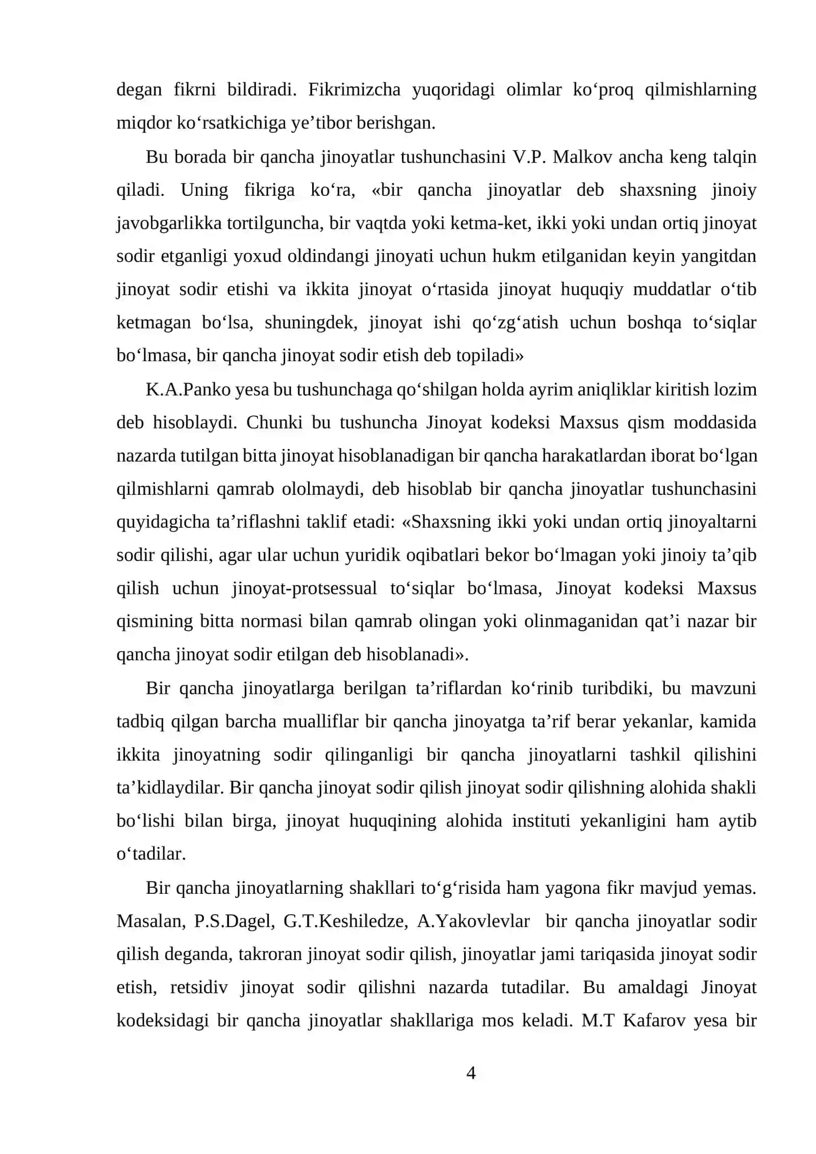BIR QANCHA JINOYAT SODIR ETGANLIK UCHUN JAZO TAYINLASH 4