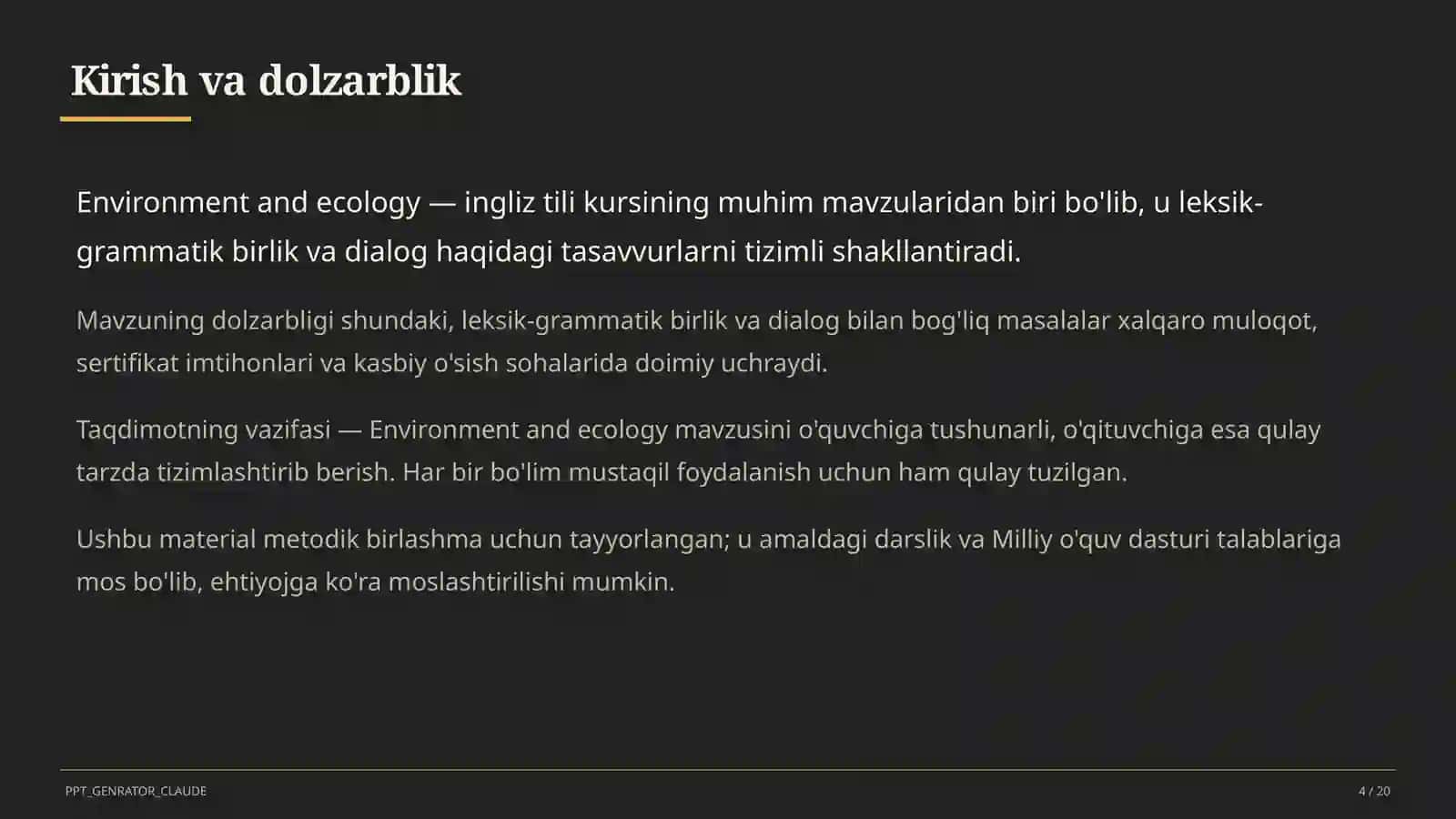 Ingliz tili (1-11) — metodik birlashma uchun 4