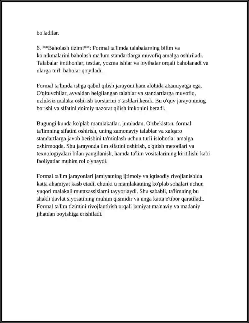 Formal ta'lim 4