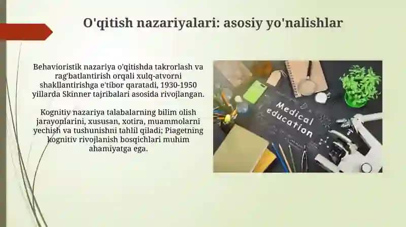 Pedagogik texnologiyalarning ilmiy-nazariy asoslari 4
