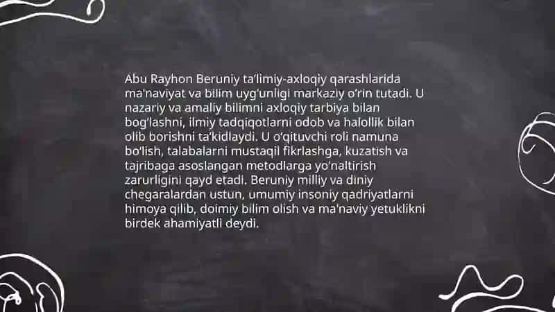 Sharq pedagogik taʼlimotida taʼlimiy-axloqiy qarashlar 4