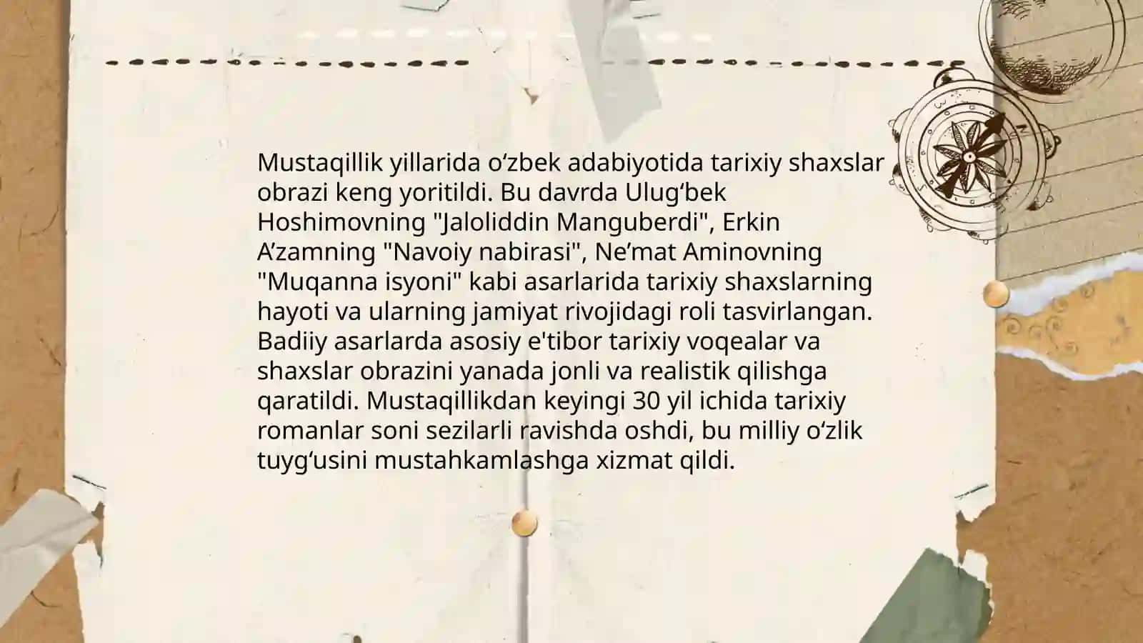 Istiqlol davri adabiyotining taraqqiyot tendensiyalari 4