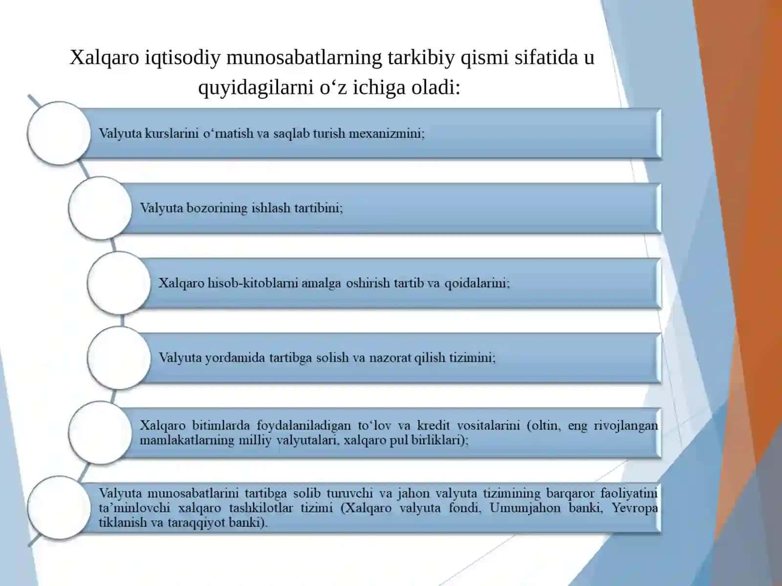 Ochiq iqtisodiyotda davuta kursi siyosati 4
