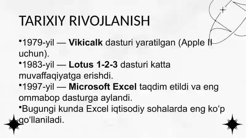 Iqtisodiy masalalarni yechishda elektron jadval protsessorlaridan foydalanish 4