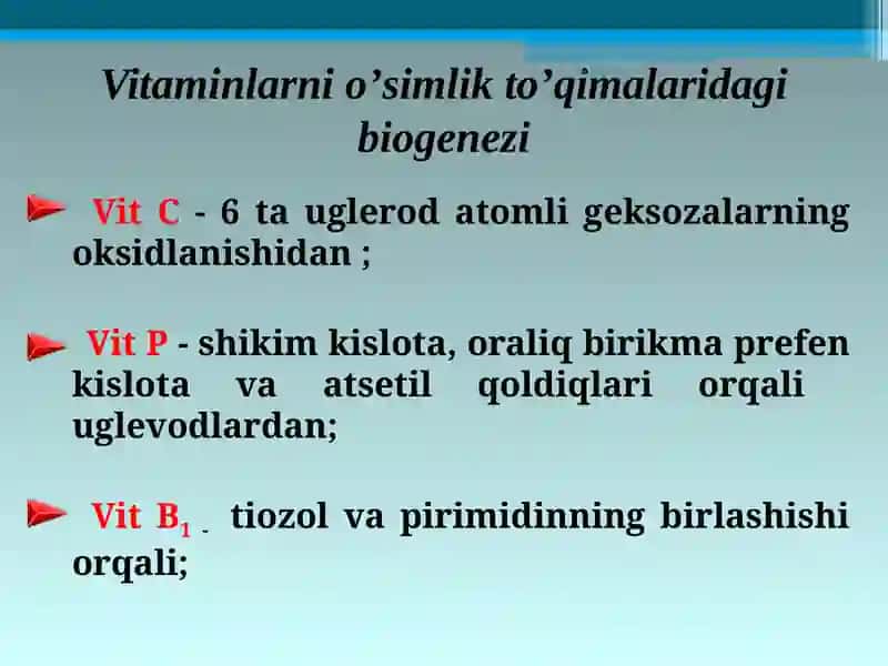 Yog’da eriydigan vitaminlar 4