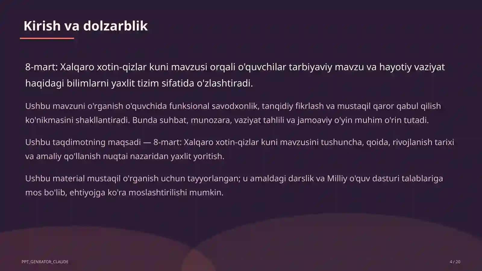 Xalqaro xotin-qizlar kuni 4