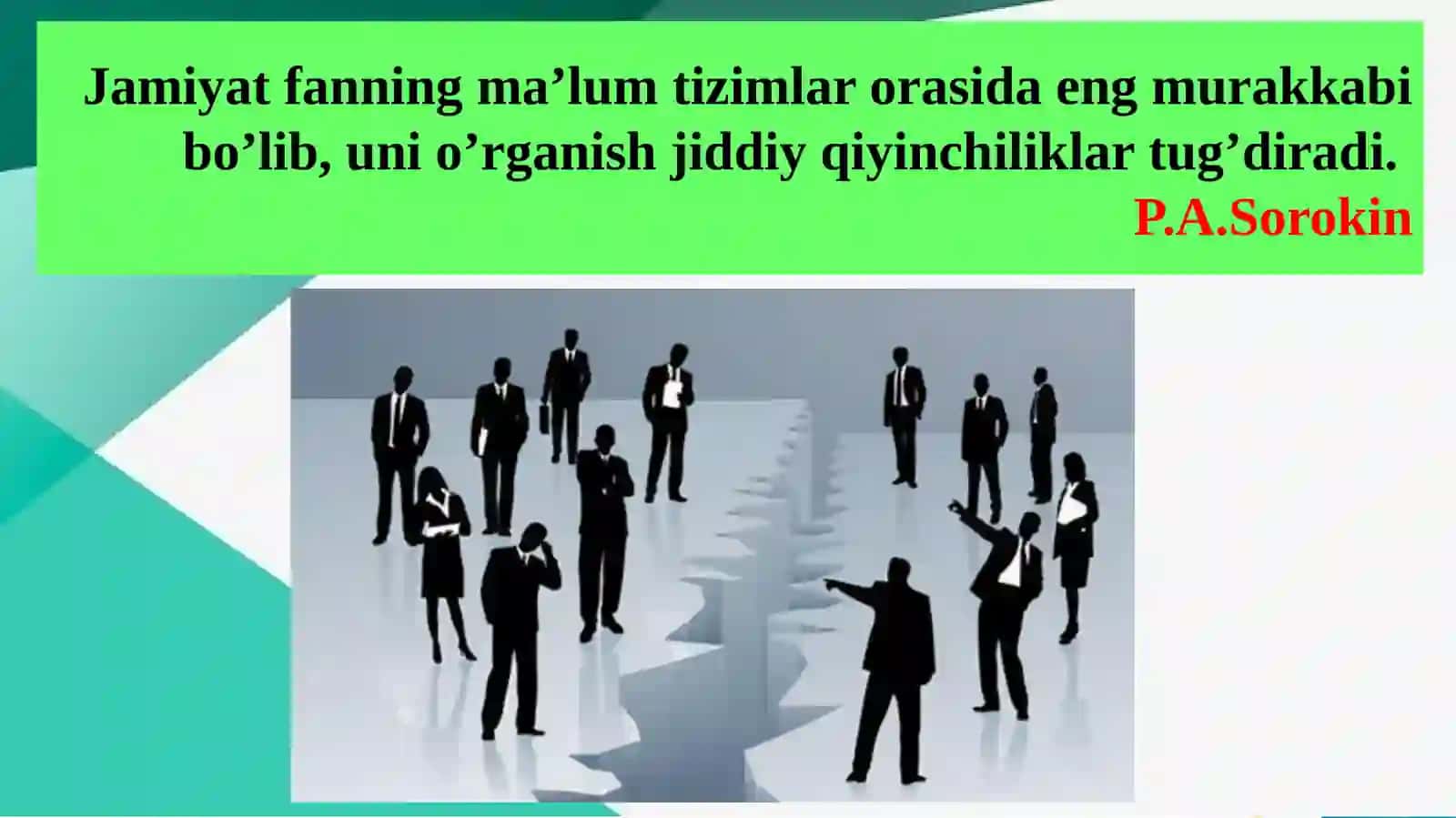 Jamiyat falsafasi 4