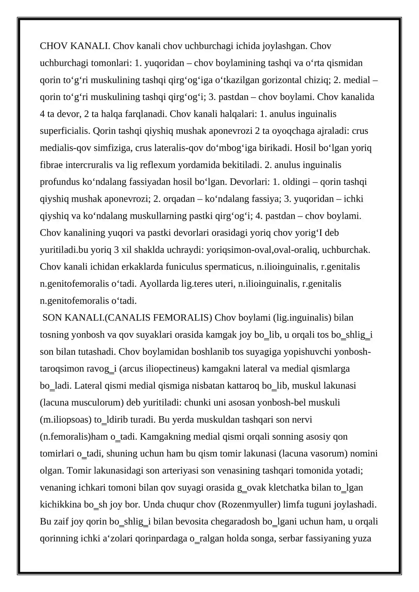 QORIN OLDI DEVORI TOGRI MUSHAKLAR DIASTAZI RETSIDIV CHURRALAR 4