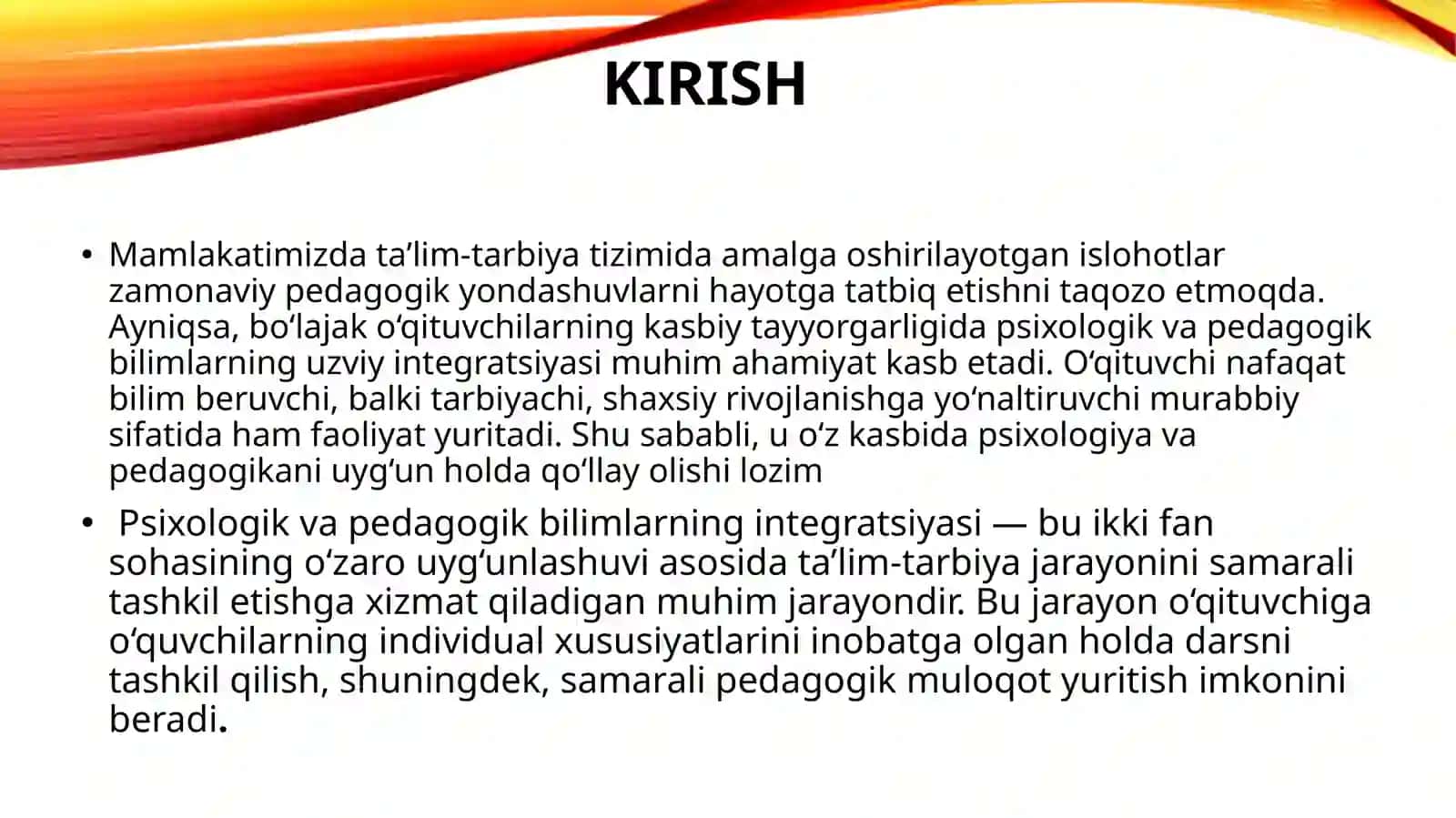 BO‘LAJAK O‘QITUVCHILARNING PSIXOLOGIK-PEDAGOGIK BILIMLARINING INTEGRATSIYA JARAYONI 4