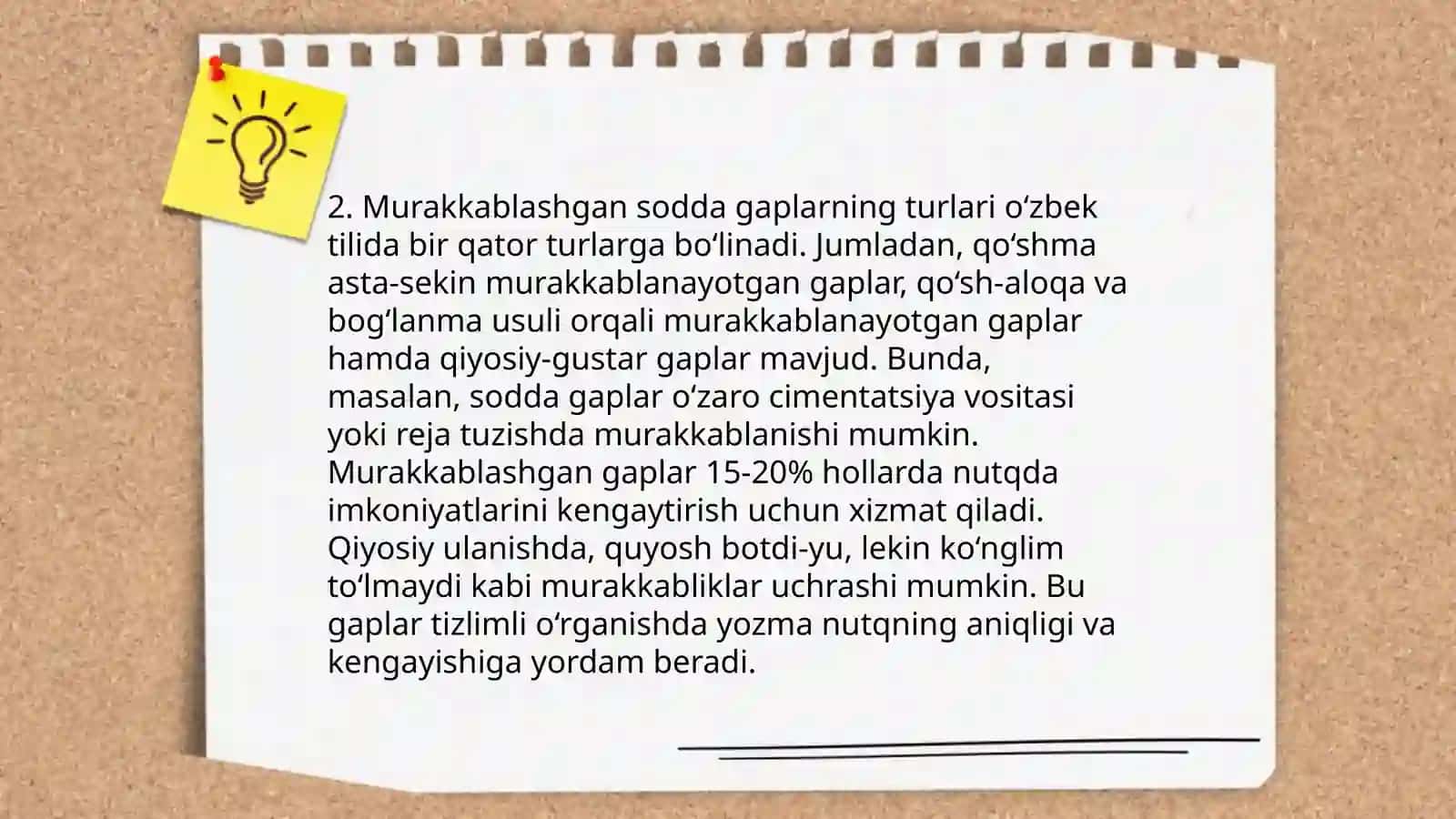 Murakkablashgan sodda gaplar 4