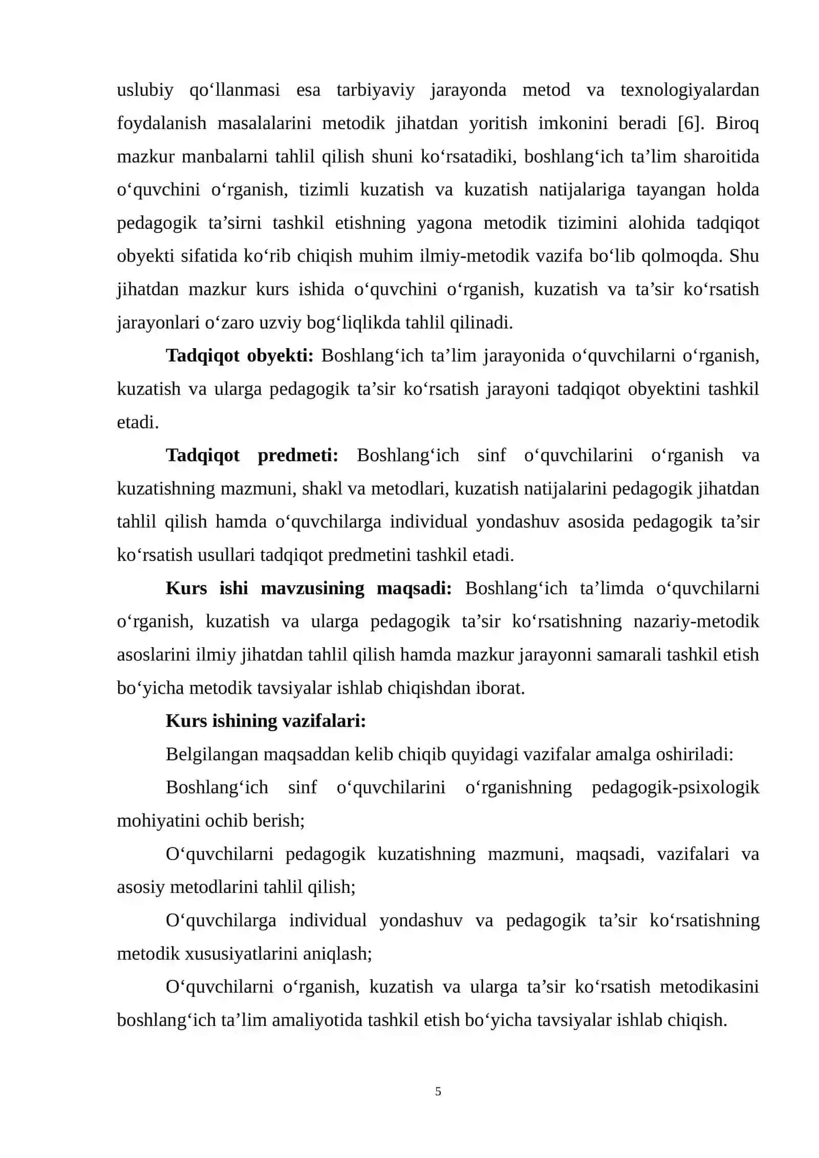 MUNDARIJA 4