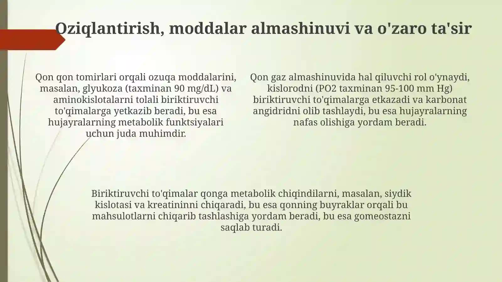 Qon va yumshoq tolali biriktiruvchi to'qimalar 4