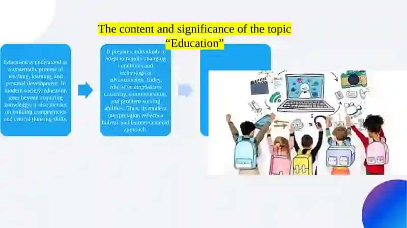 Education. Predicting, Matching Headings 4