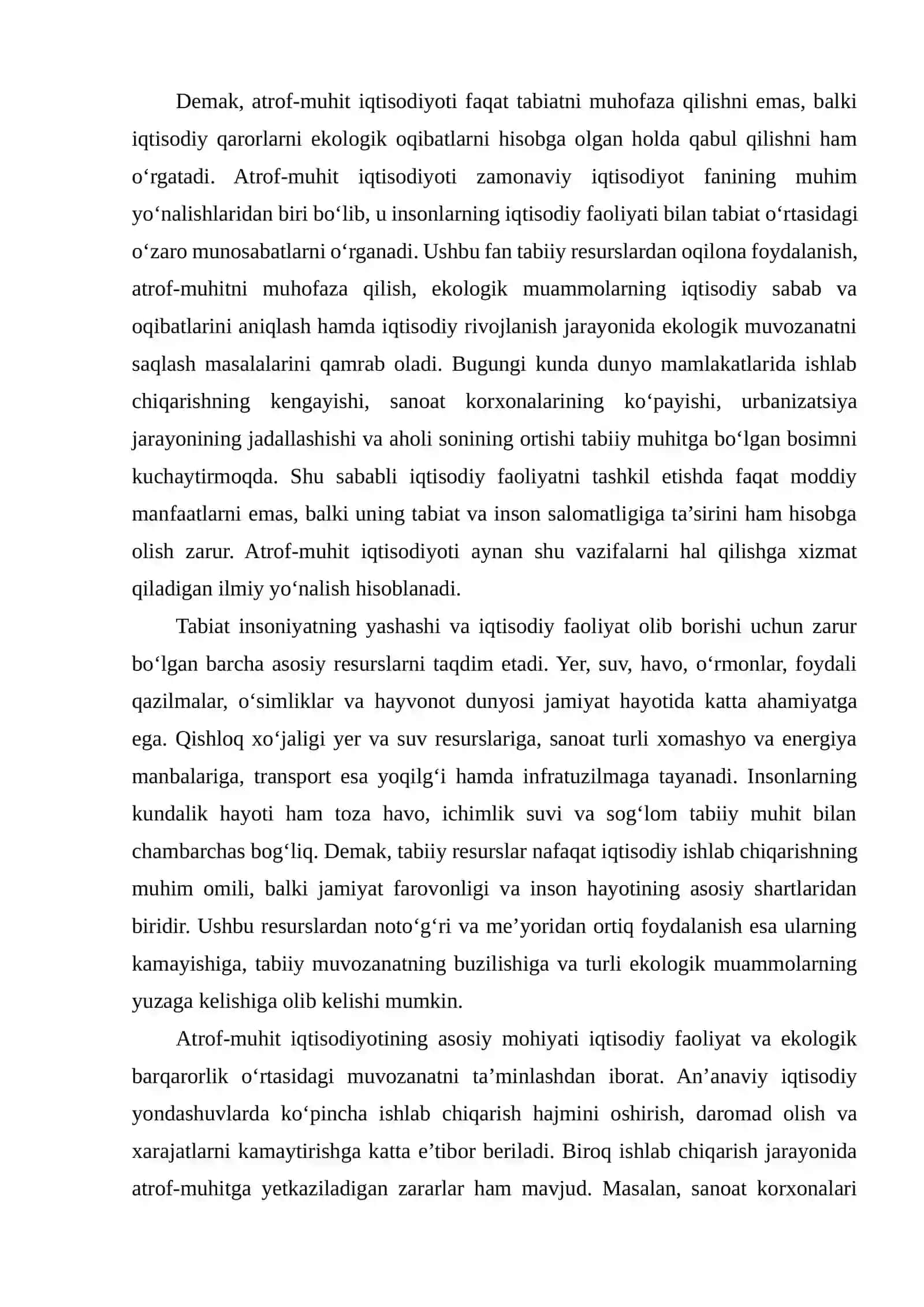 ATROF-MUHIT IQTISODIYOTINING SHAKLLANISH TARIXI VA RIVOJLANISH BOSQICHLARI 4