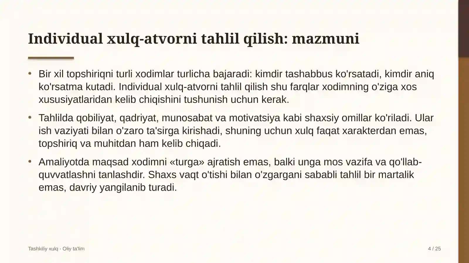 beton zavodlarida individual xulq atvorni tahlil qilish 9836 4