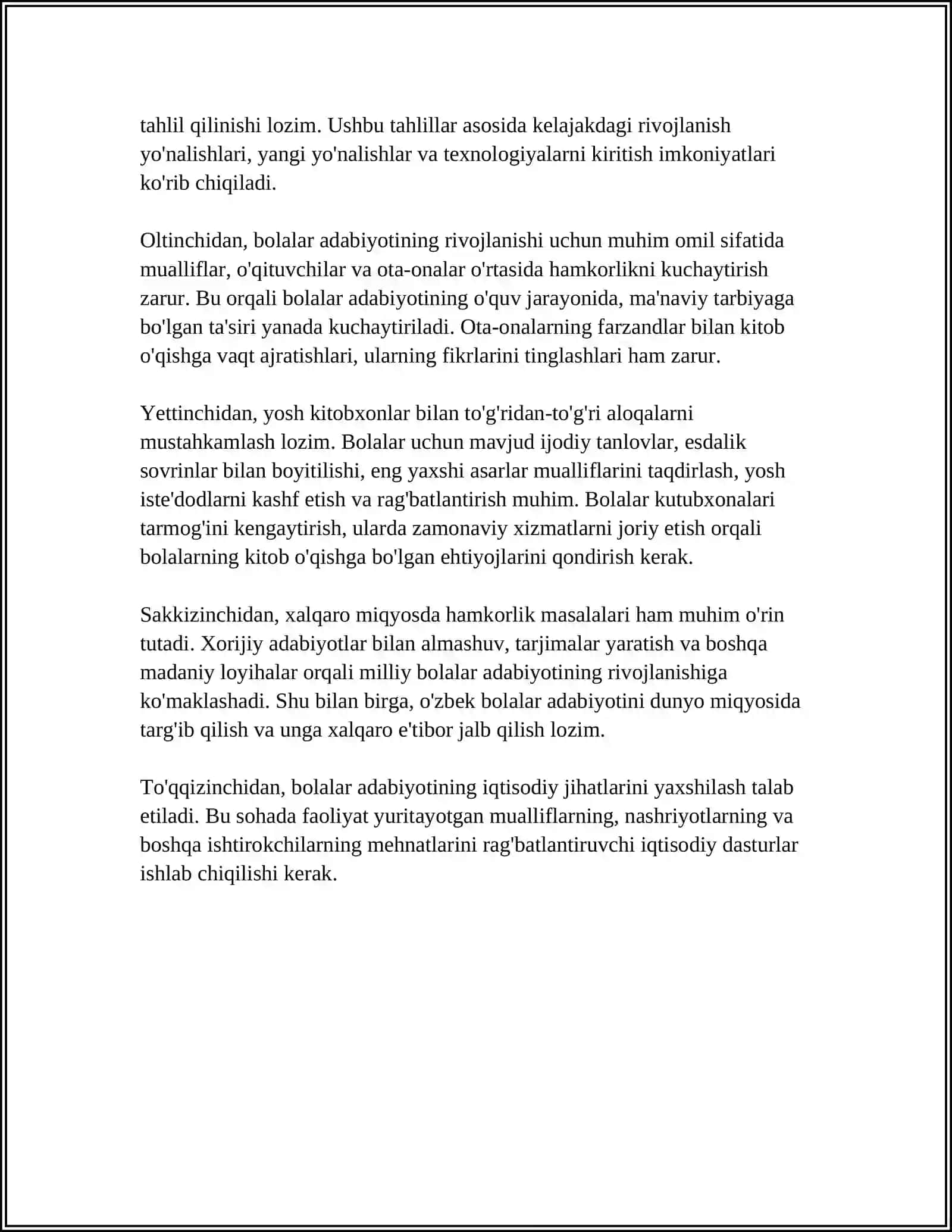 O'zbek Bolalar Adabiyoti Yuksalish Yo'lida 4