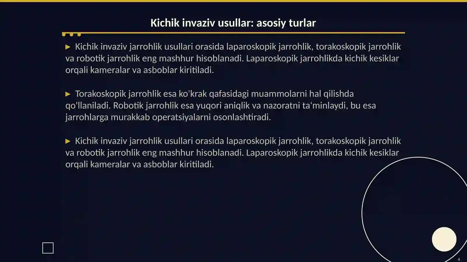 Xirurgiyada kichik invaziv aralashuv 4