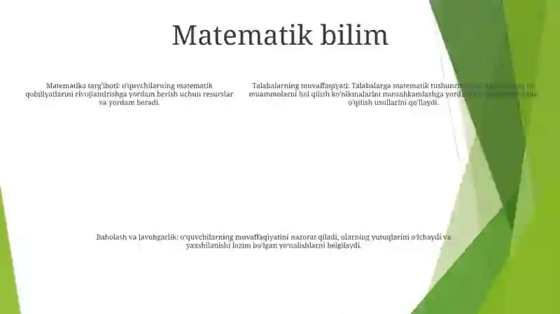 Talabalarningbilim, Konikma Va Malakalariga Qoyiladigan Talablar 4