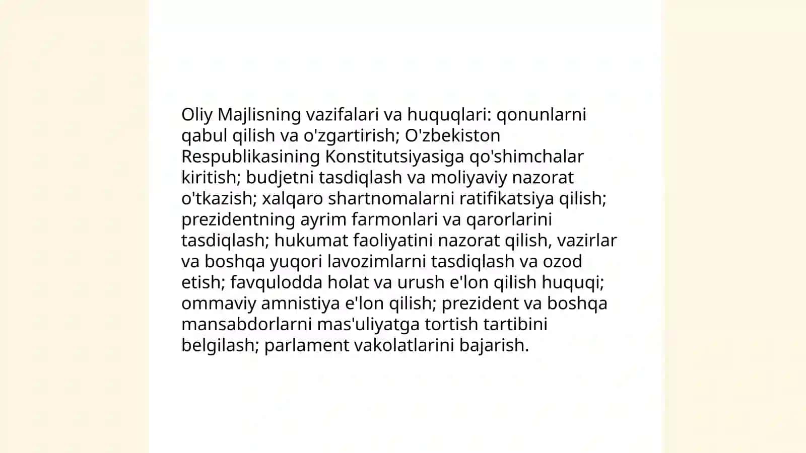 Demokratik davlatda hokimiyatlar bo'linish prinsipi va oliy majlisning tuzilishi 4