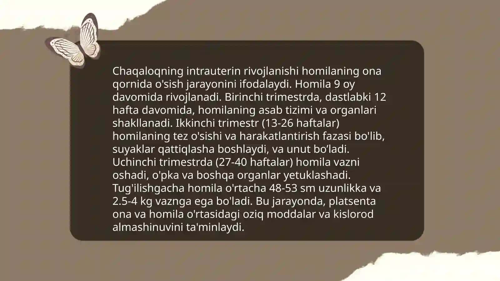 Perenatal va chaqaloqlik davrida psixofiziologik rivojlanishiga xos xususiyatlar 4