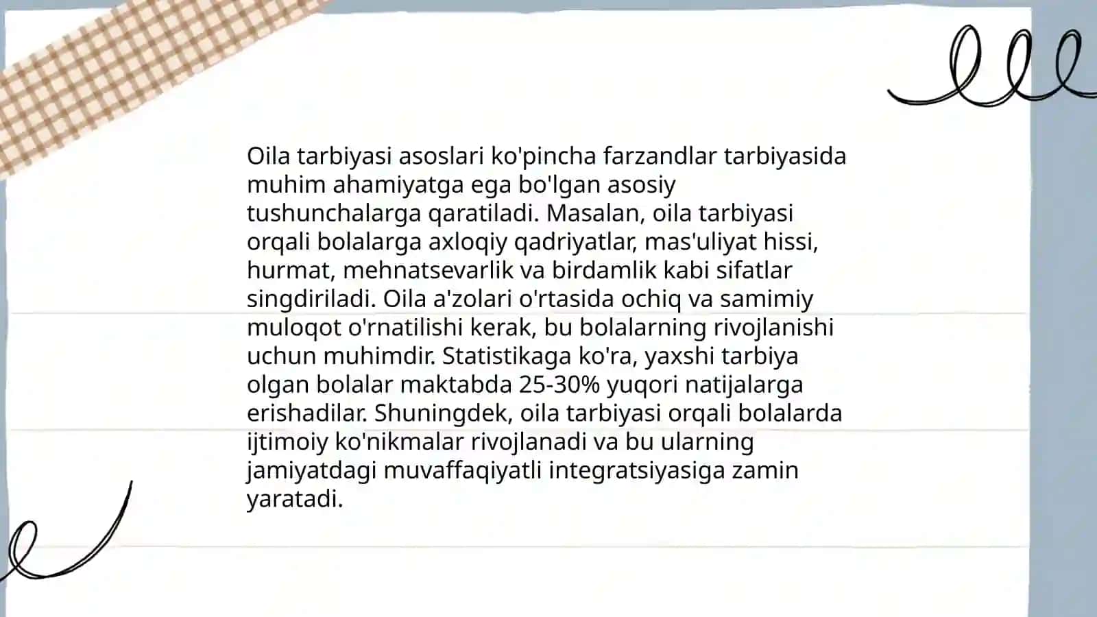 Oila ilim maskani 4