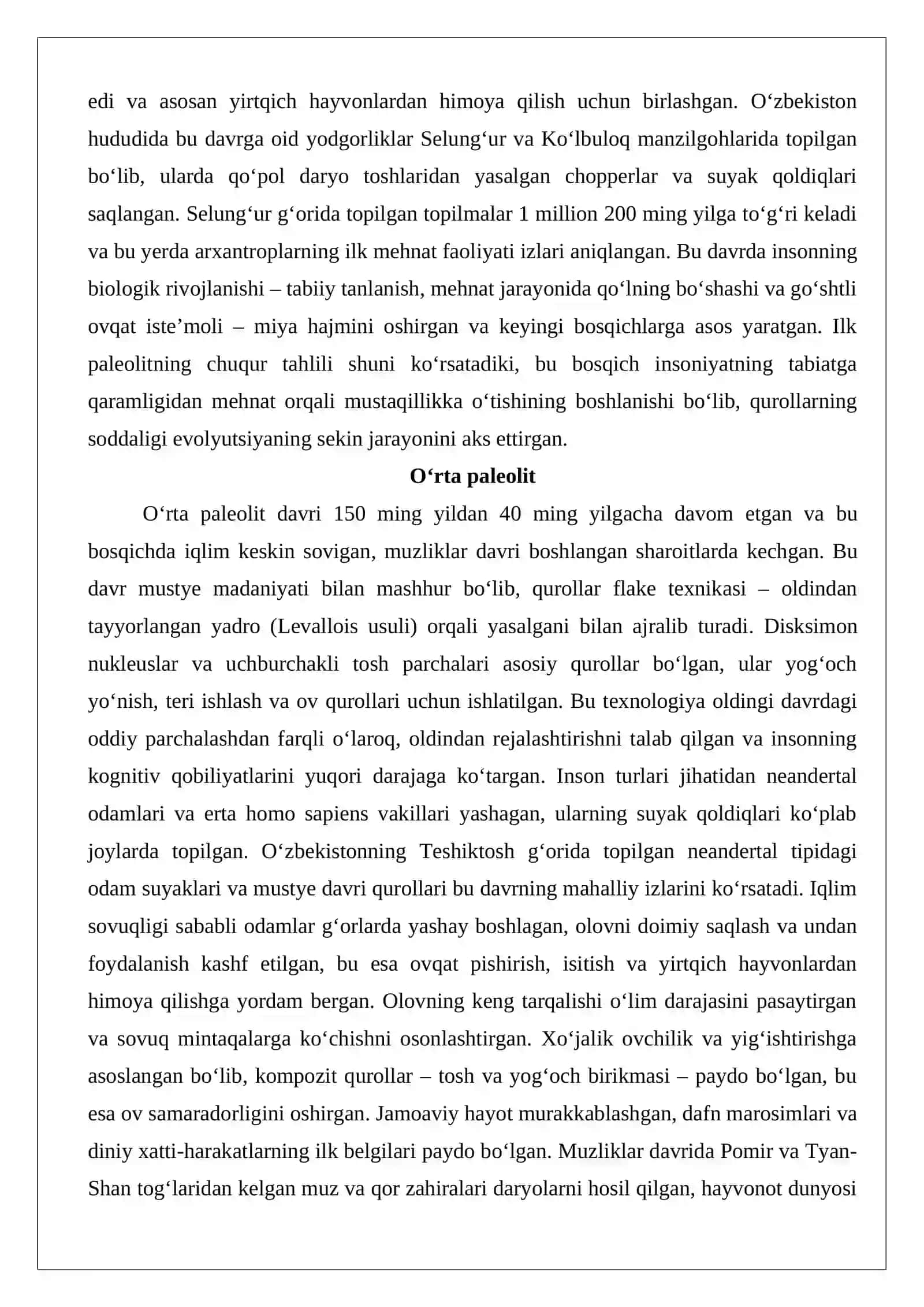 Paleolot davri arxeologiyasi 4
