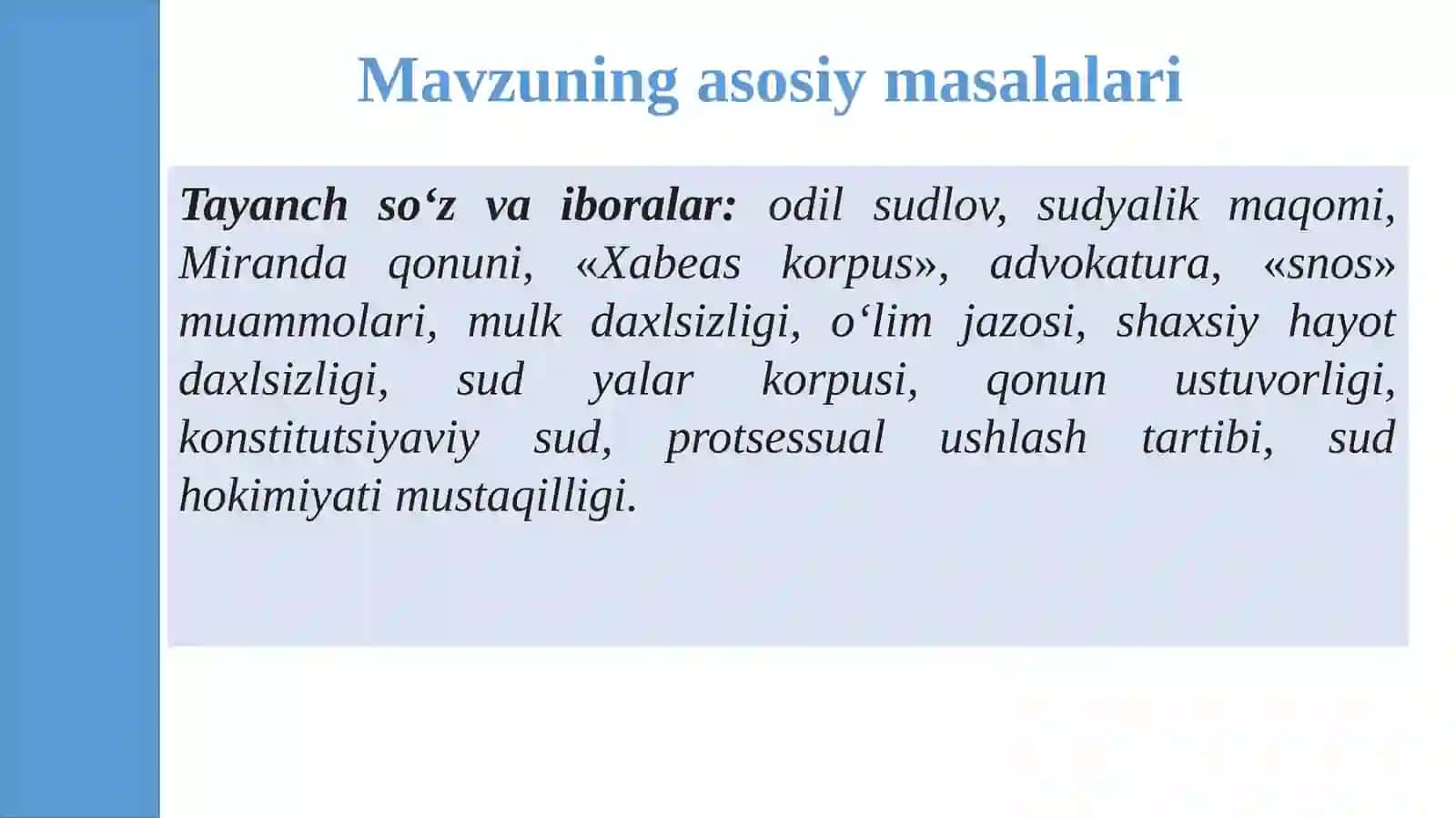 Sud-huquq islohotlarining yangi marralari 4
